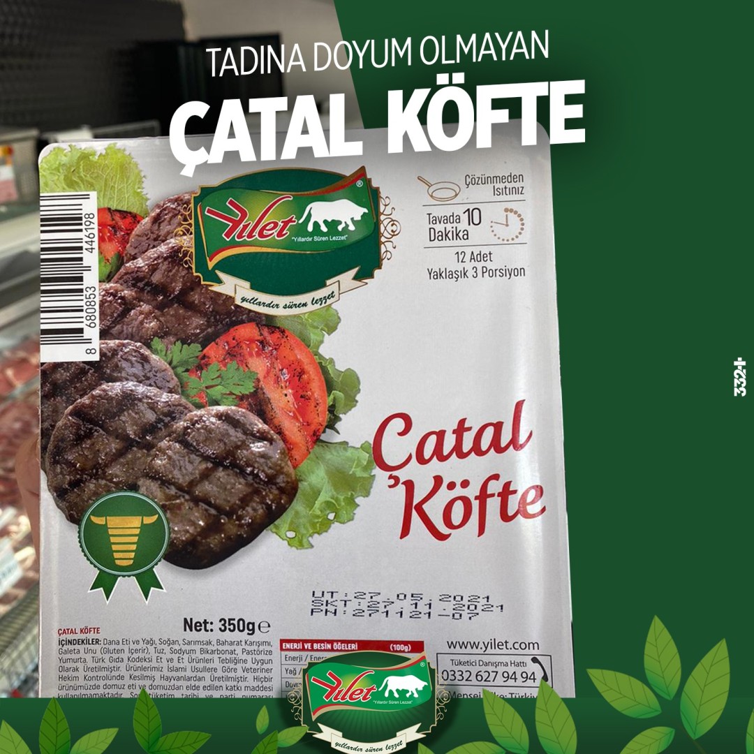 Yılet Çatal Köfte - Dondurulmuş (350g)